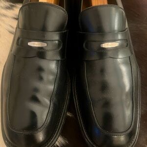 Mens Salvador Ferragamo black slip on